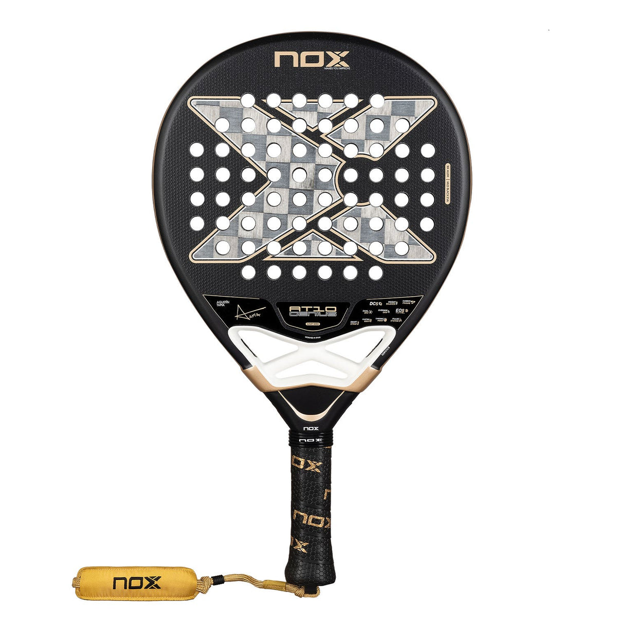 NOX AT10 GENIUS 18K ALUM BY AGUSTIN TAPIA 2026 Padel Racquet