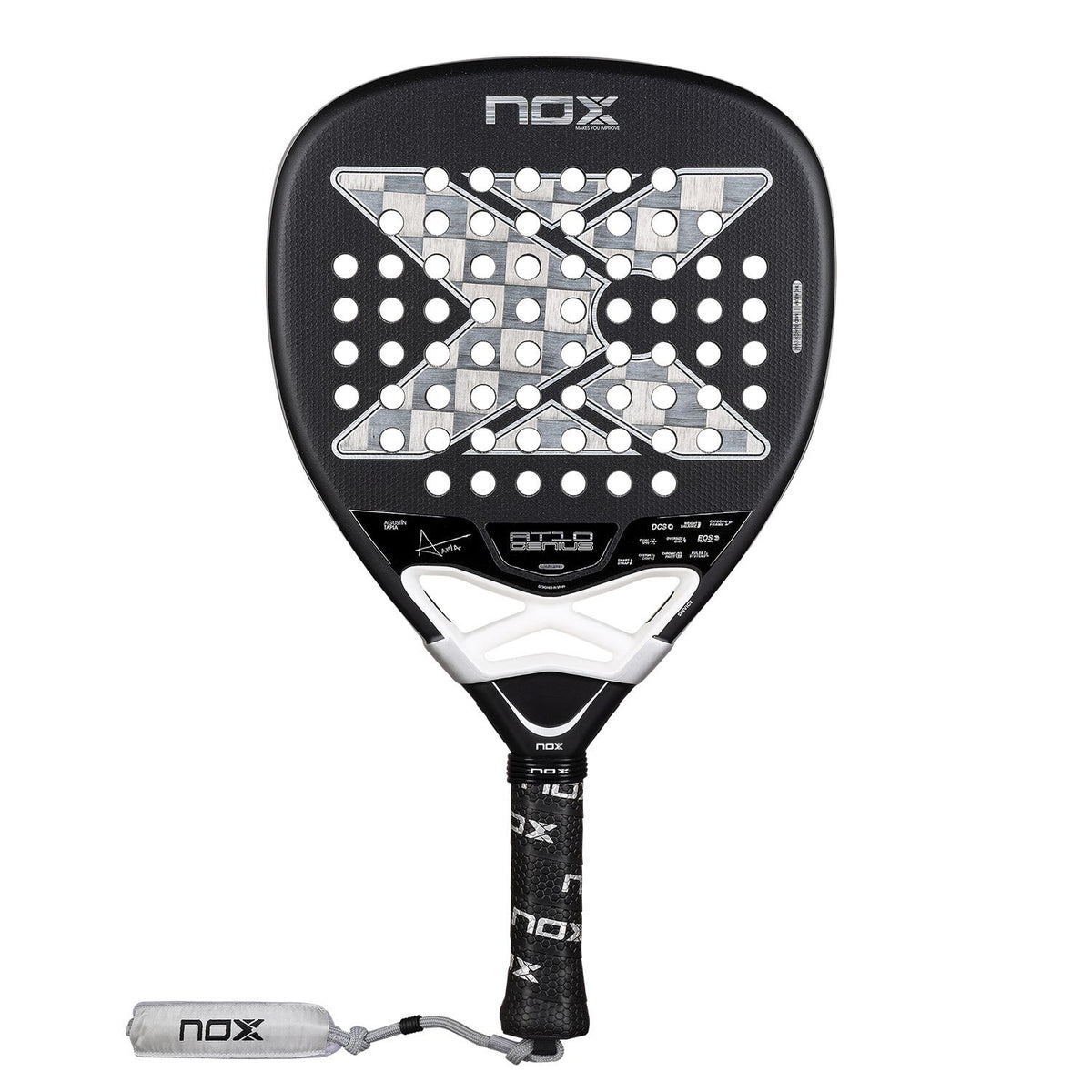 NOX AT10 GENIUS ATTACK 18K ALUM BY AGUSTIN TAPIA 2026 Padel Racquet