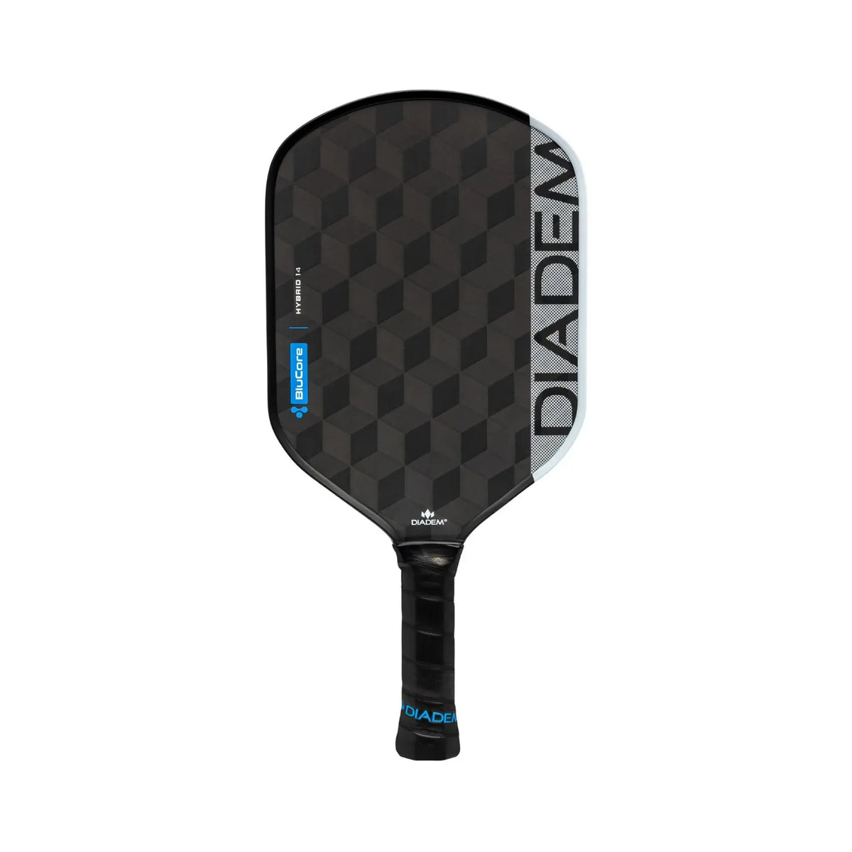 Diadem Edge BluCore Hybrid 14mm Pickleball Paddle - Black