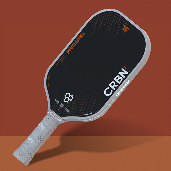 CRBN 3 TruFoam Barrage Pickleball Paddle | (Elongated, Short Handle)