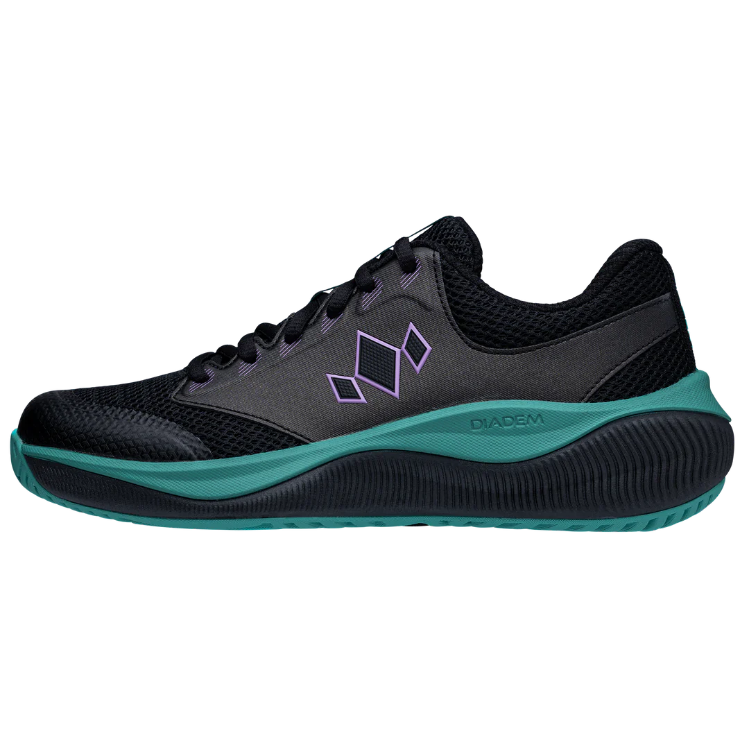 Diadem Court Flo Hard Court Shoe Men's - Black & Teal