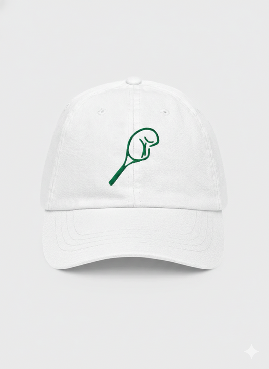 Tennis Brat Embroidered Hat- Broken Geren Tennis racket