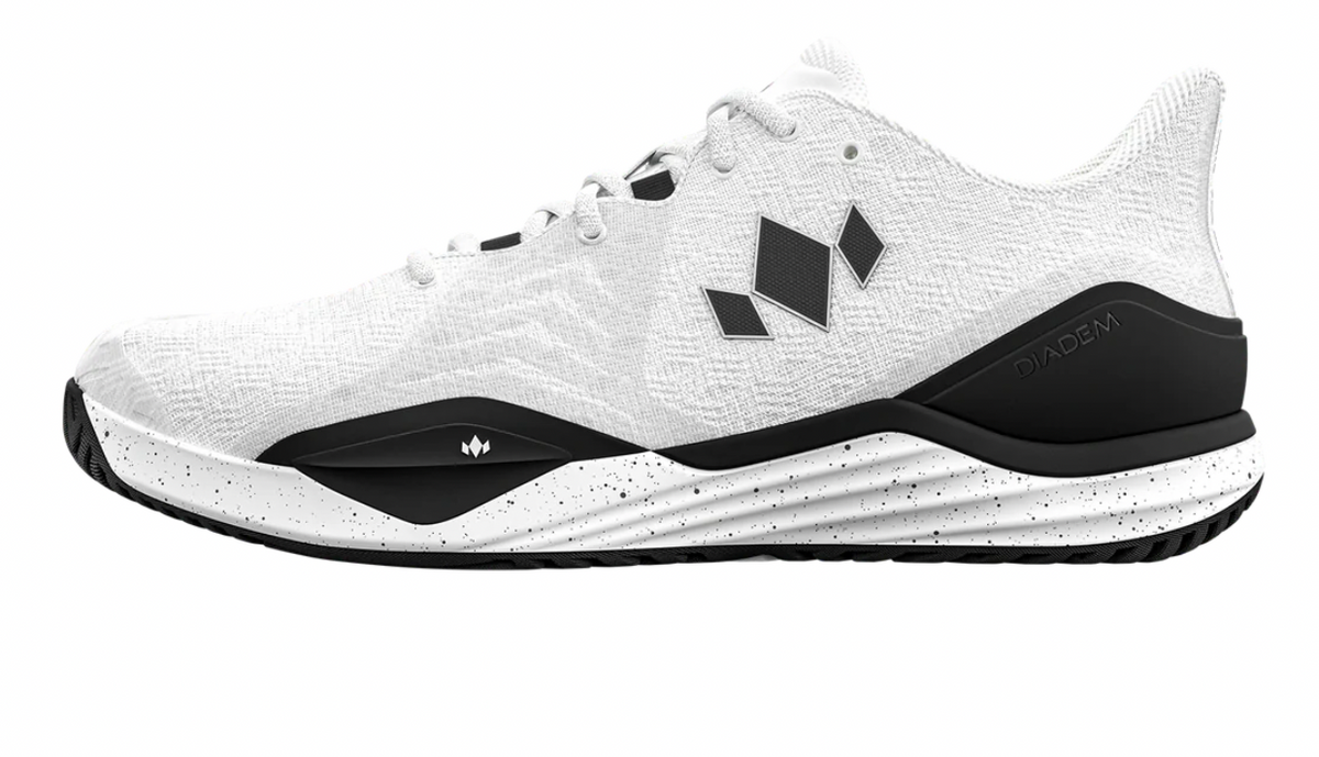 Diadem Mens Court Burst Hard Court Shoe - White Black